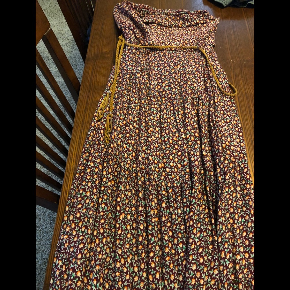 Long halter top dress